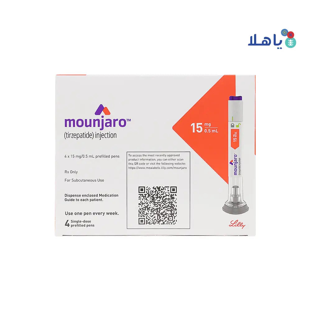 Mounjaro 15Mg/0.5ml Sol For Injection In Pre-Filled 4 Pen