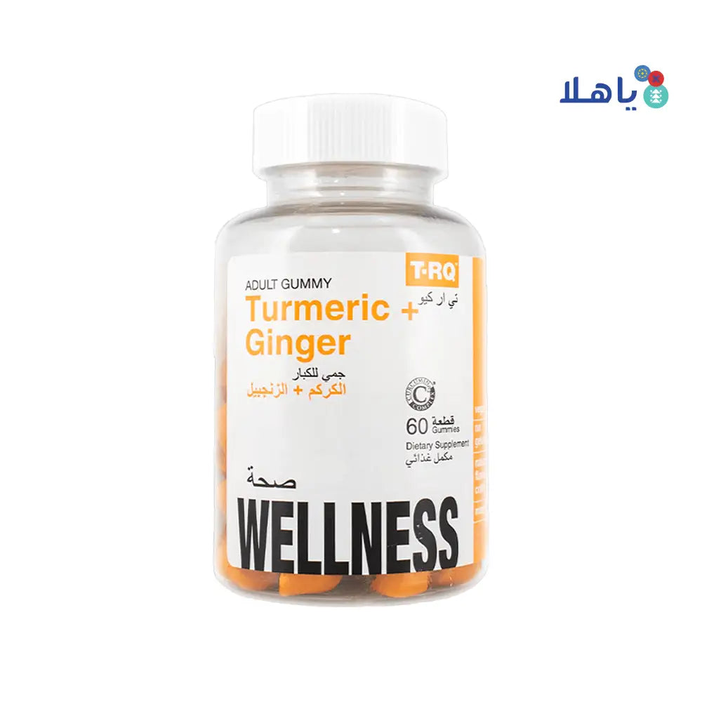 Mr Tumee T-RQ Wellness Turmeric+ Ginger 60 Gummies