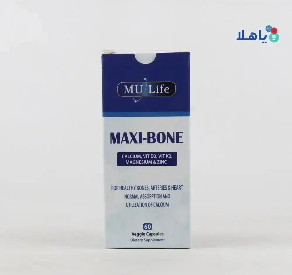 Mu Life - Mu Life Maxi - Bone 60 Veggie Capsules - Pharmazone - 