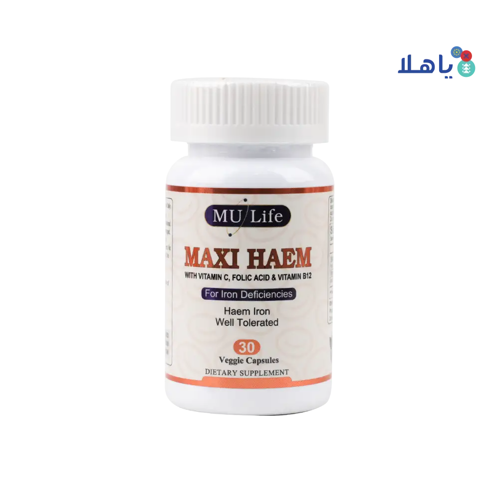 Mu Life Maxi Haem 30 Veggies Capsules