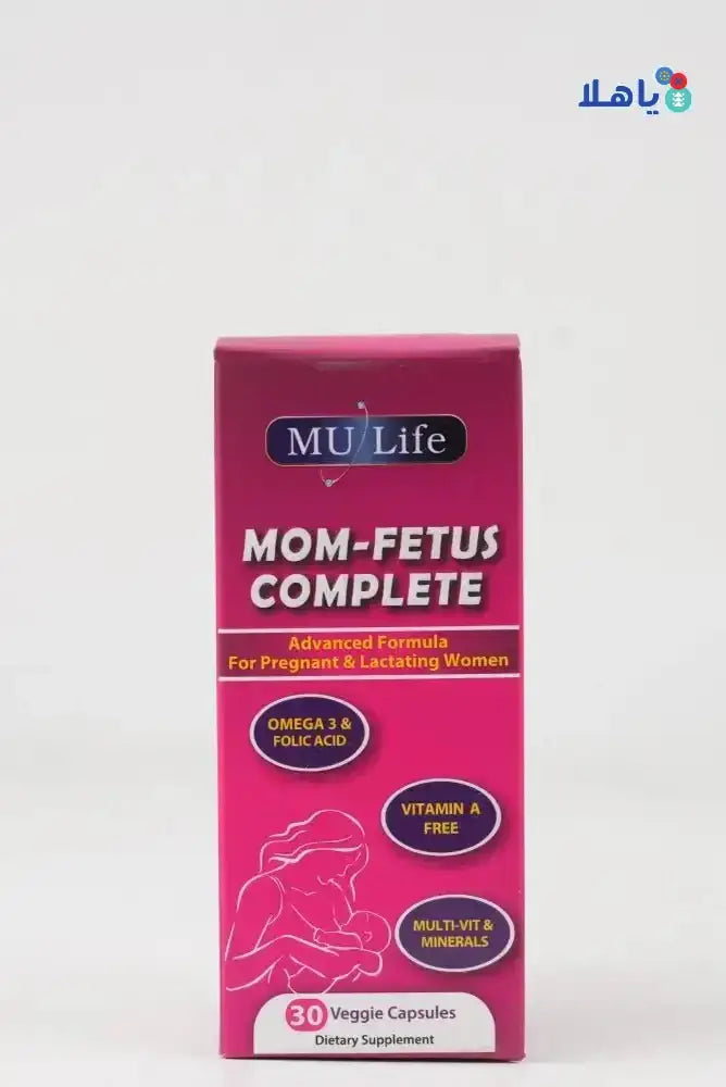 Mu Life - Mu Life Mom - Fetus Complete 30 Veggies Capsules - Pharmazone - 