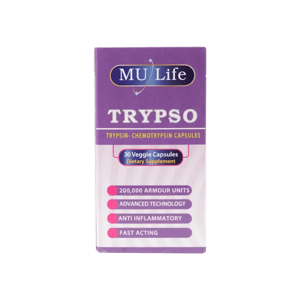 Mu Life - Mu Life Trypso 30 Veggies Capsules - Pharmazone - 