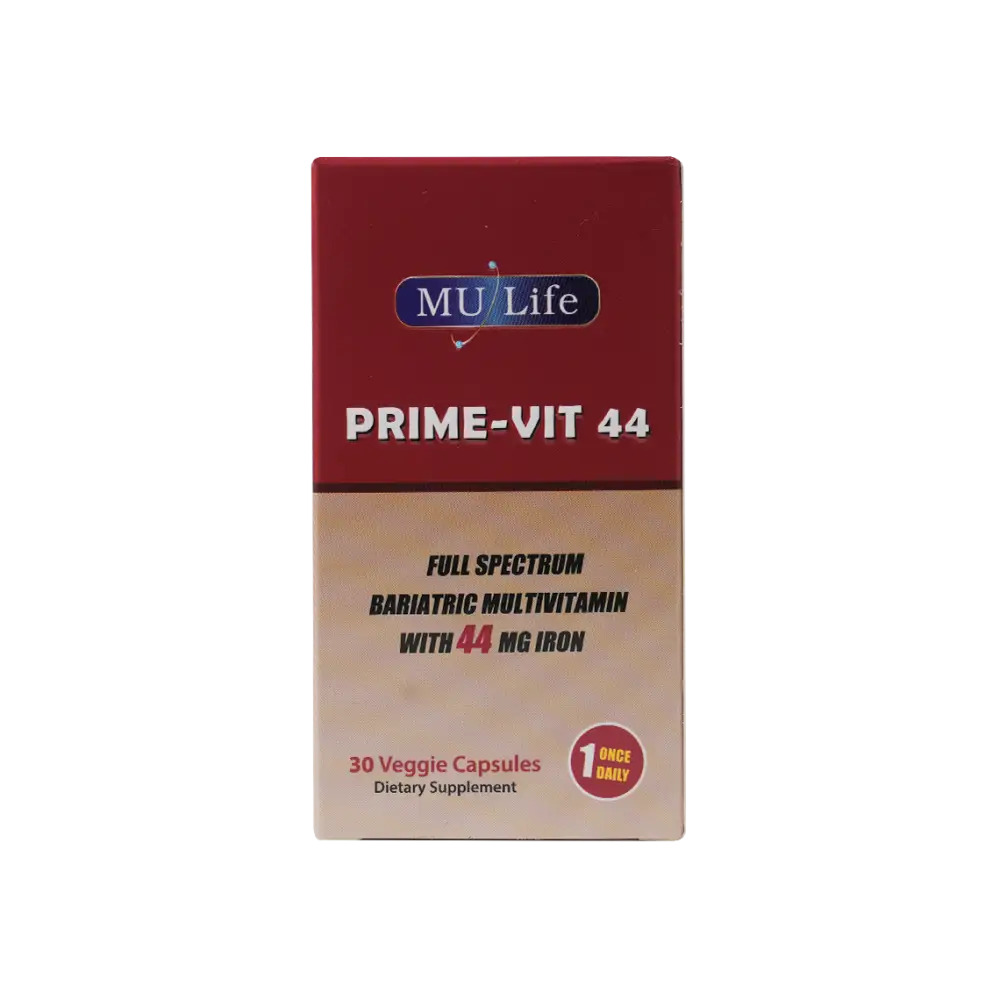 Mu Life Prime-Vit 44mg Iron 30 Veggies Capsules