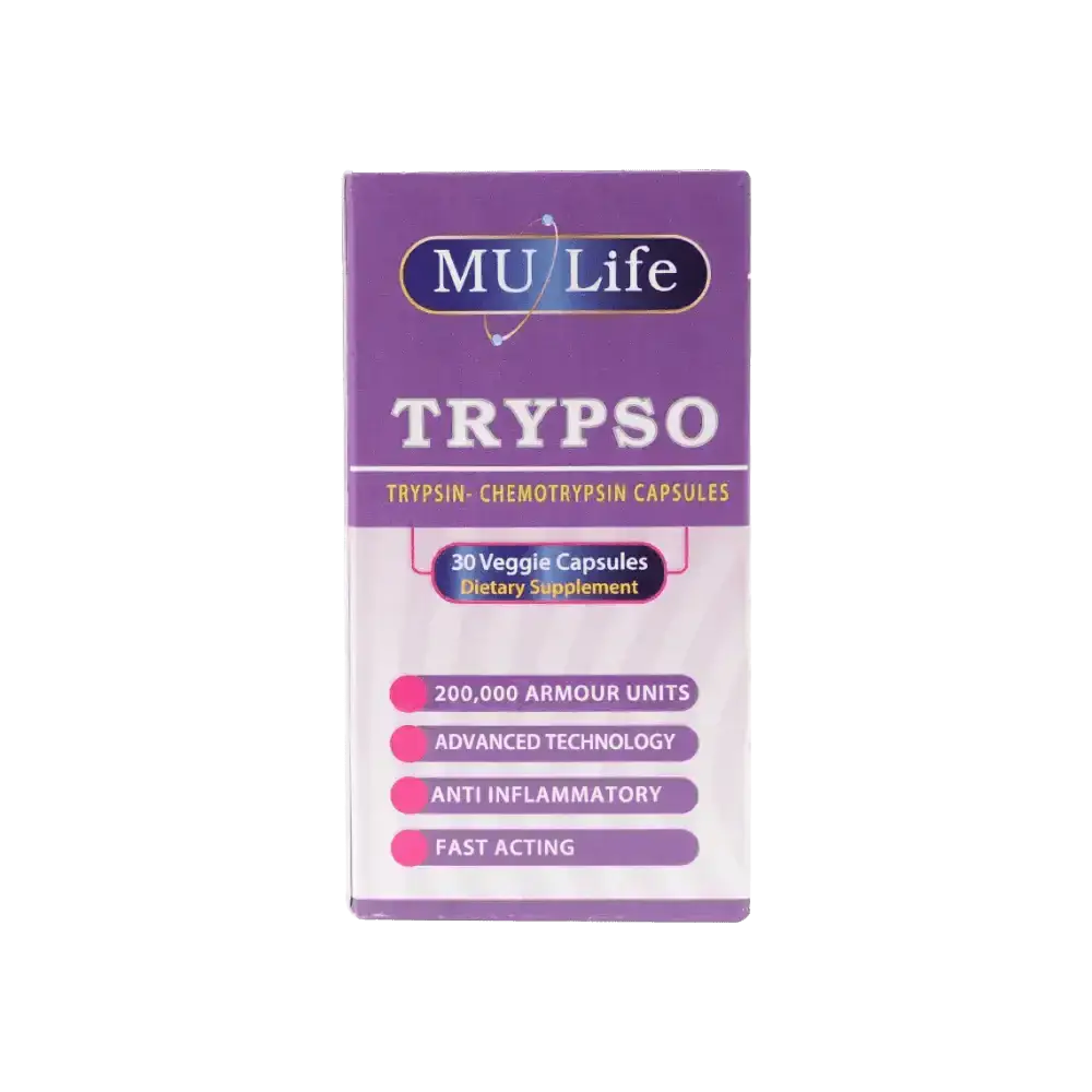 Mu Life - Mu Life Trypso 30 Veggies Capsules - Pharmazone - 