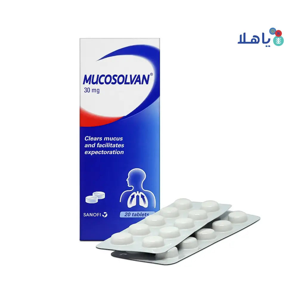 MUCOSOLVAN 30MG 20 TAB