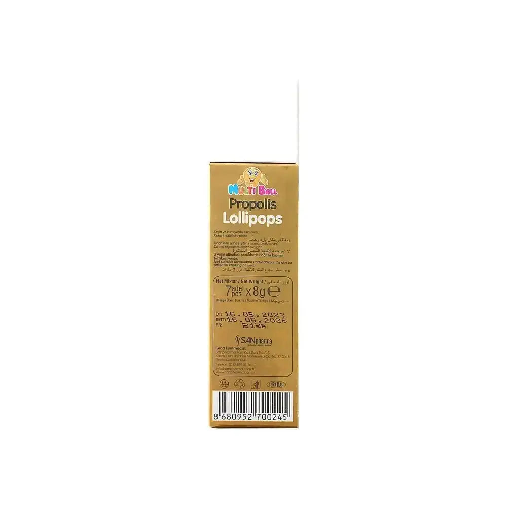 Multiball - Multi Ball Kids Propolis 7 Lollipops - Pharmazone - 