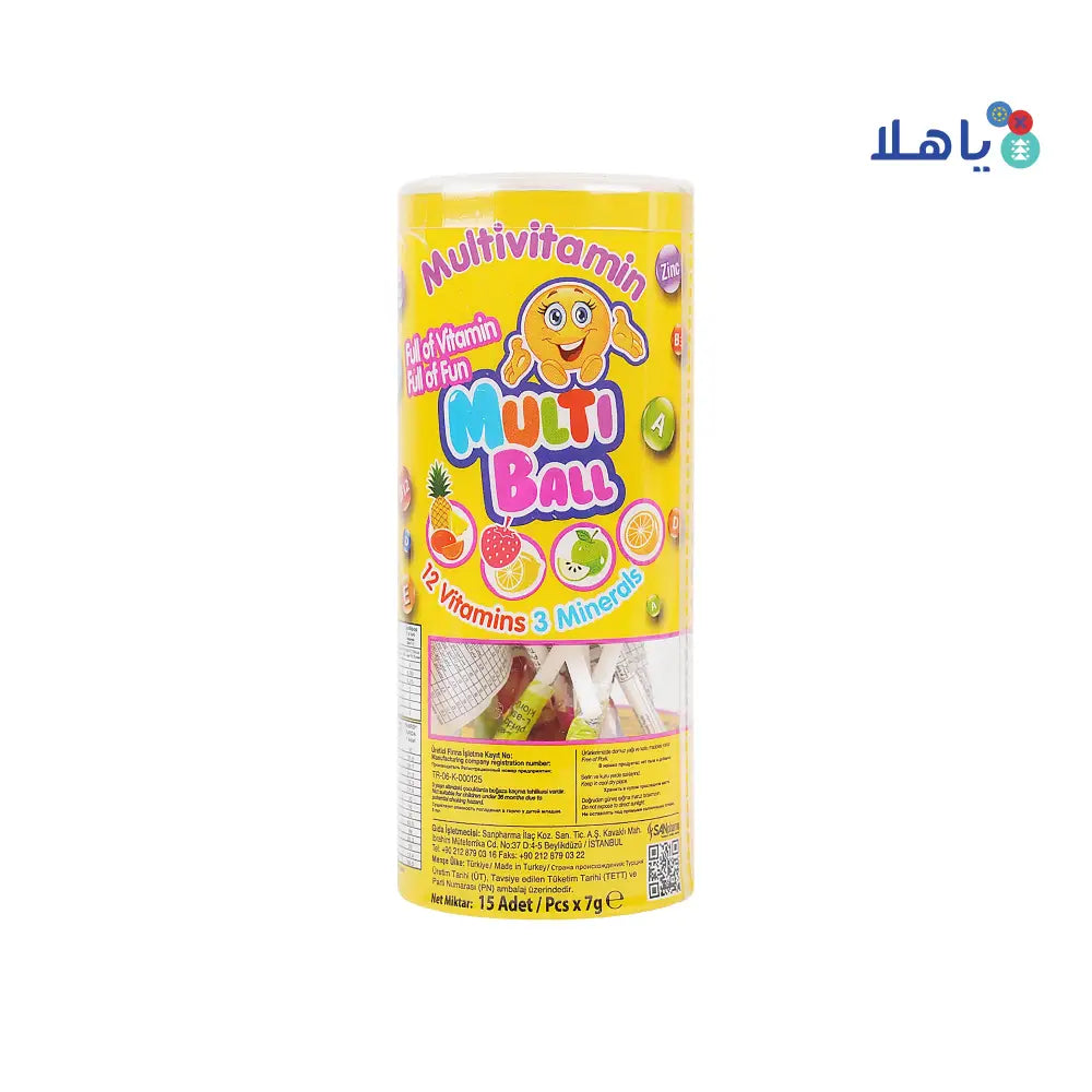 Multi Ball Multivitamin Lollipops 15pcs