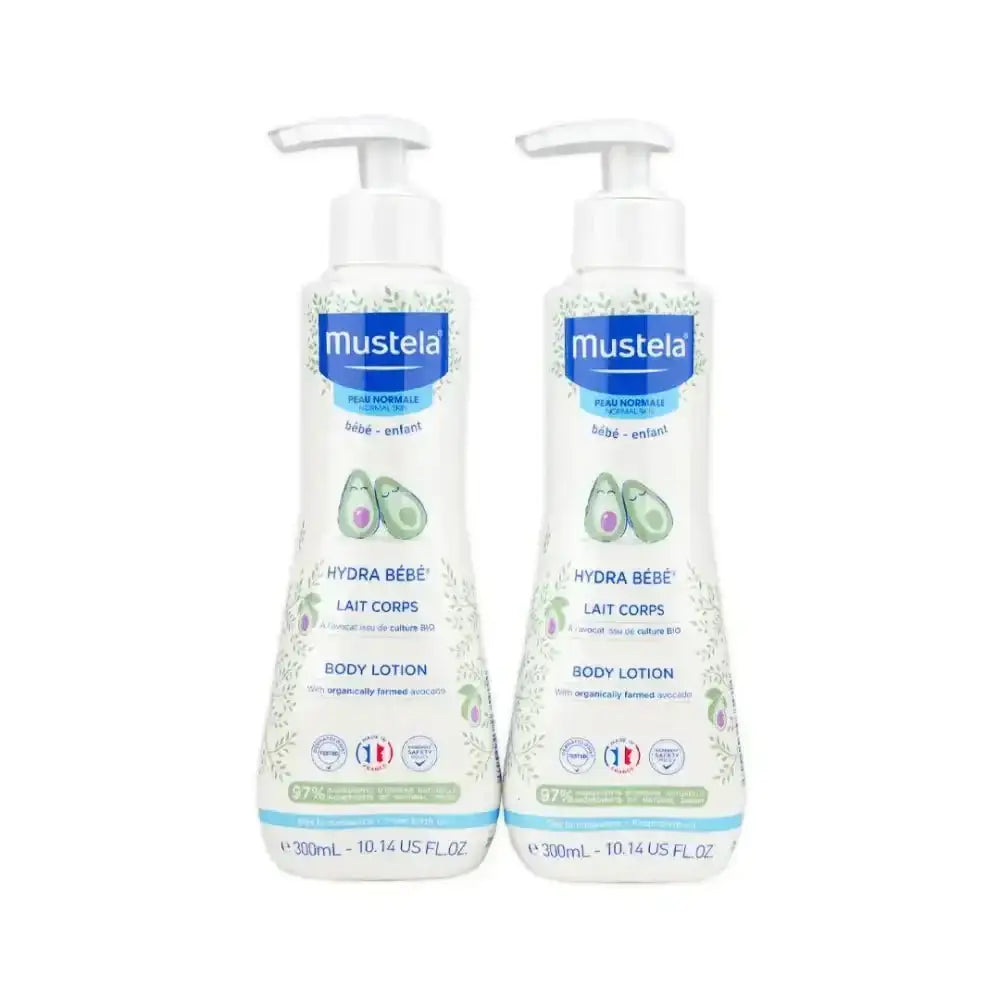 Mustela - Mustela Bebe - Enfant Hydra Bebe Body Lotion 300ml Set - Pharmazone - 