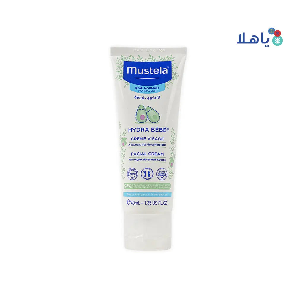 Mustela Bebe-Enfant Hydra Bebe Facial Cream 40ml