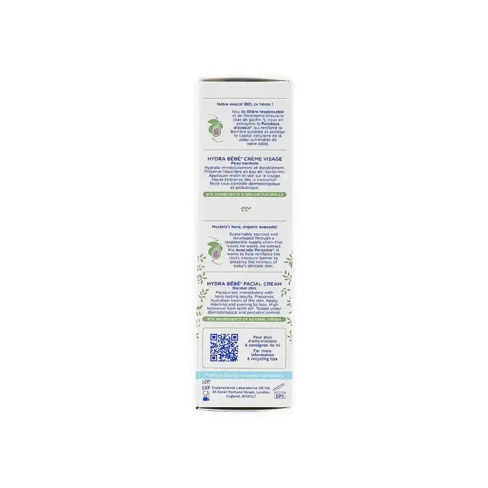 Mustela - Mustela Bebe - Enfant Hydra Bebe Facial Cream 40ml - Pharmazone - 