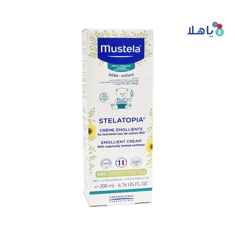 Mustela Bebe-Enfant Stelatopia Emollient Cream 200ml