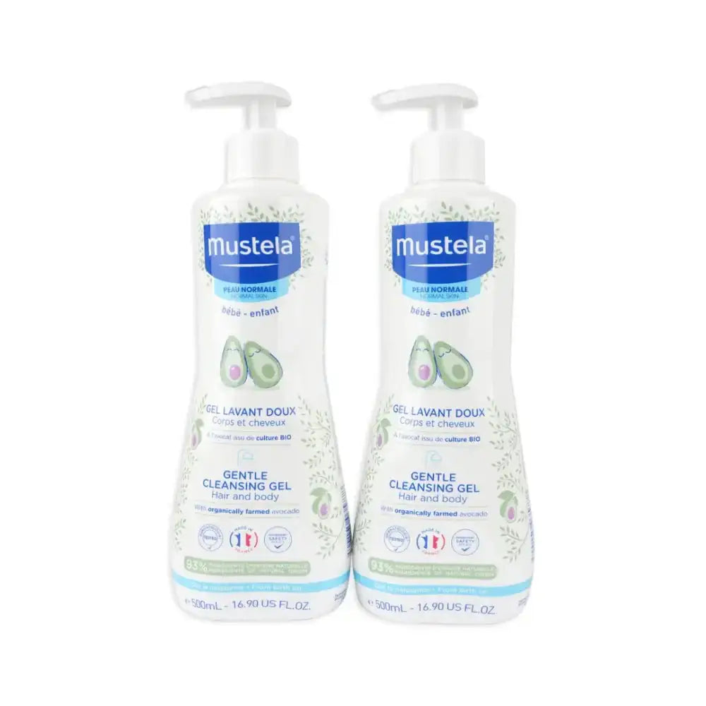 Mustela - Mustela Bebe - Infant Hair & Body Gentle Cleansing Gel Duo Set - Pharmazone - 