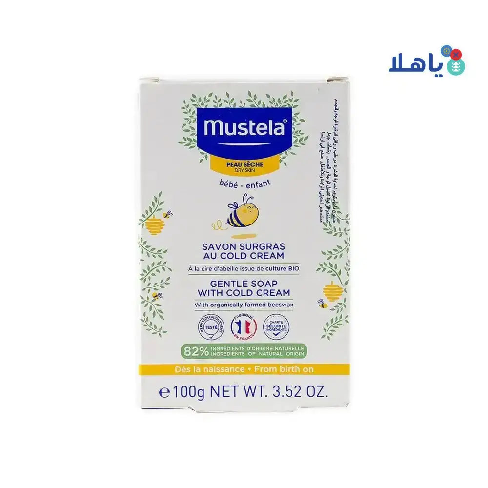 Mustela - Mustela Face & Body Gentile Soap With Cold Cream 100ml - Pharmazone - 