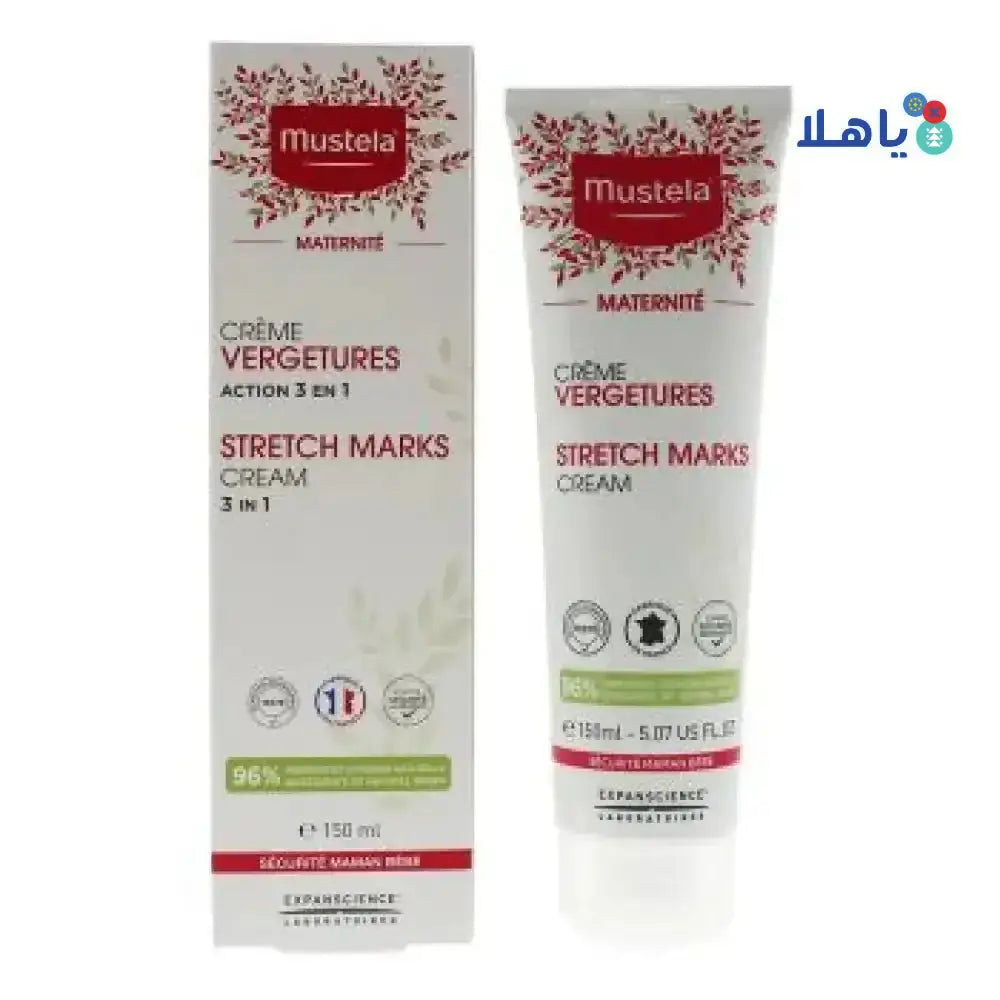 Mustela - Mustela Maternite Stretch Marks 3 In 1 Cream 150ml - Pharmazone - 