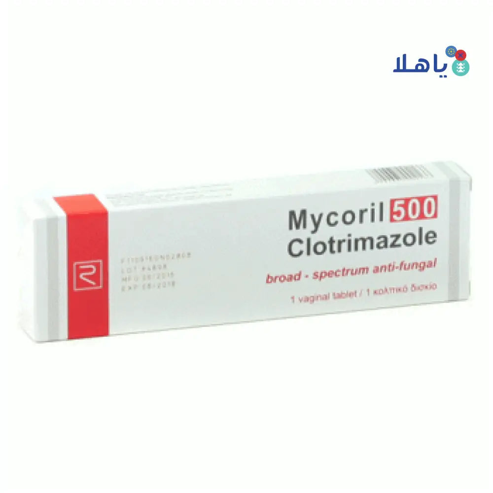 MYCORIL 500MG 1VAGINAL TAB