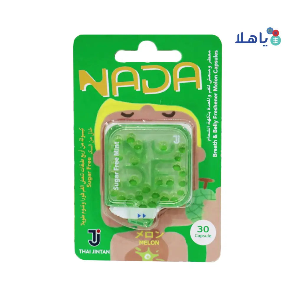 NADA BREATH & BELLY FRESHENER SUGAR FREE 30CAP-MELON