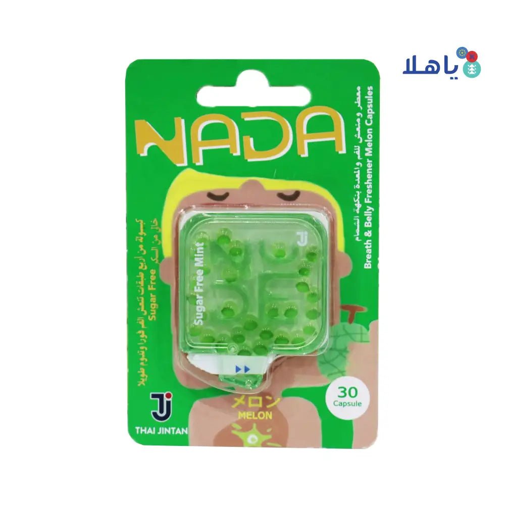 NADA - NADA BREATH & BELLY FRESHENER SUGAR FREE 30CAP - MELON - Pharmazone - 