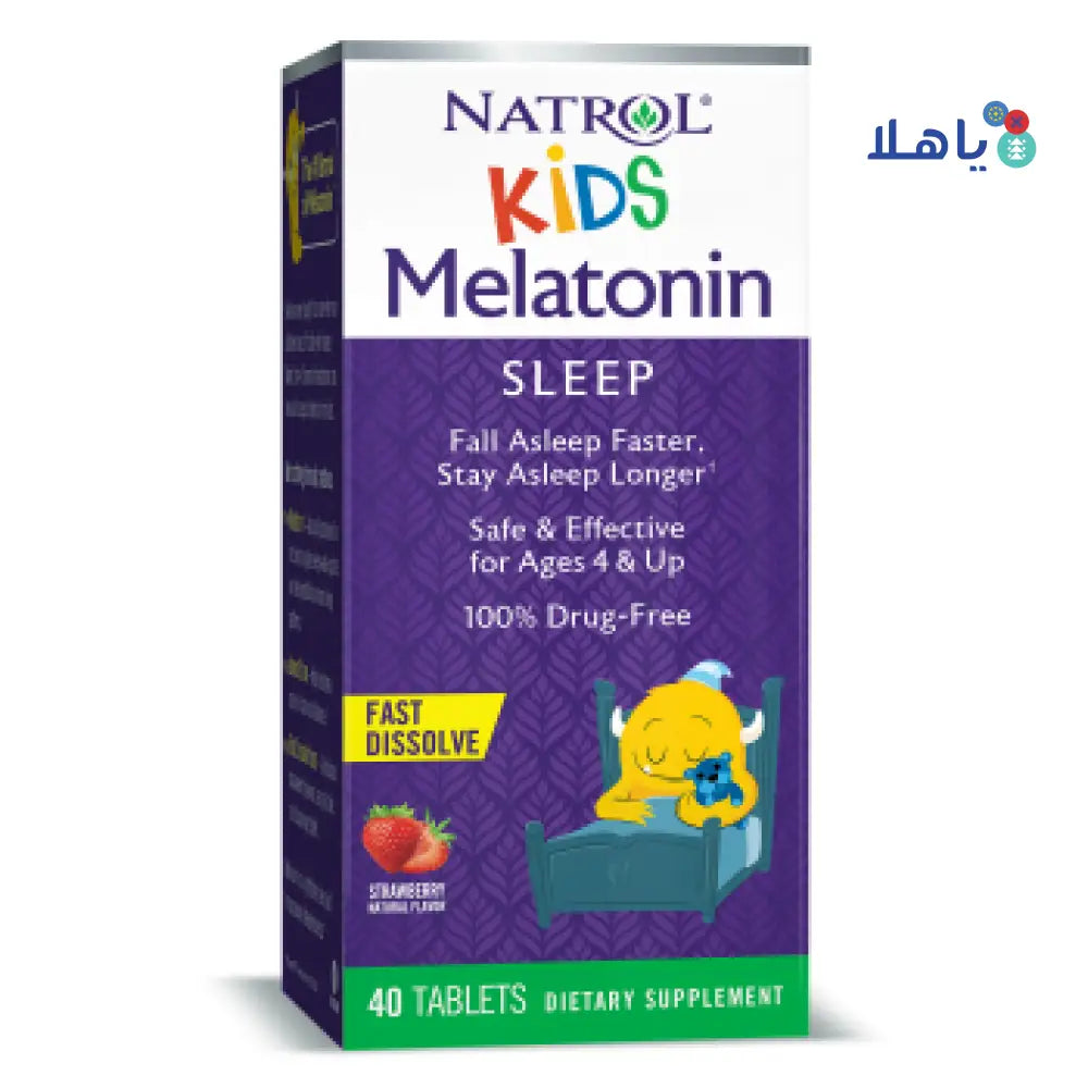 NATROL KIDS MELATONIN 1MG 40TAB