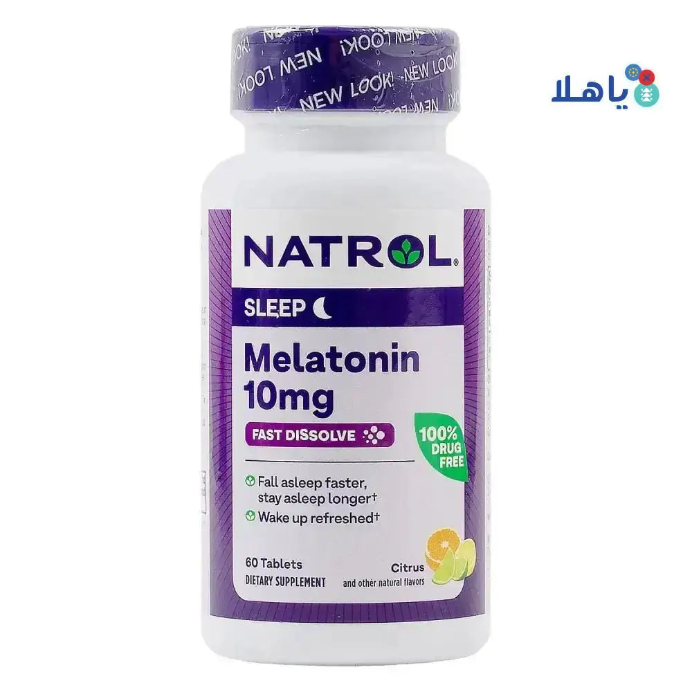 NATROL - Natrol Melatonin 10Mg 60Tab (Citrus) - Pharmazone - 