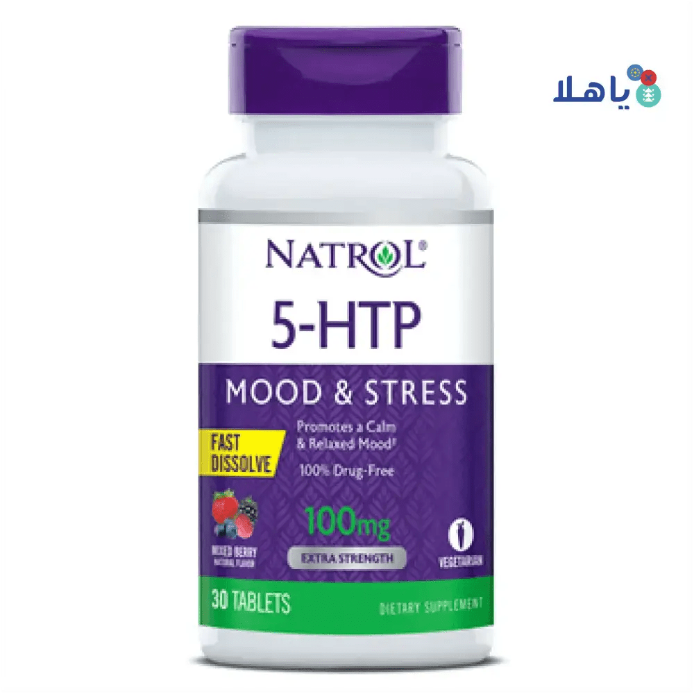 NATROL - NATROL 5 - HTP 100MG 30TAB - Pharmazone - 