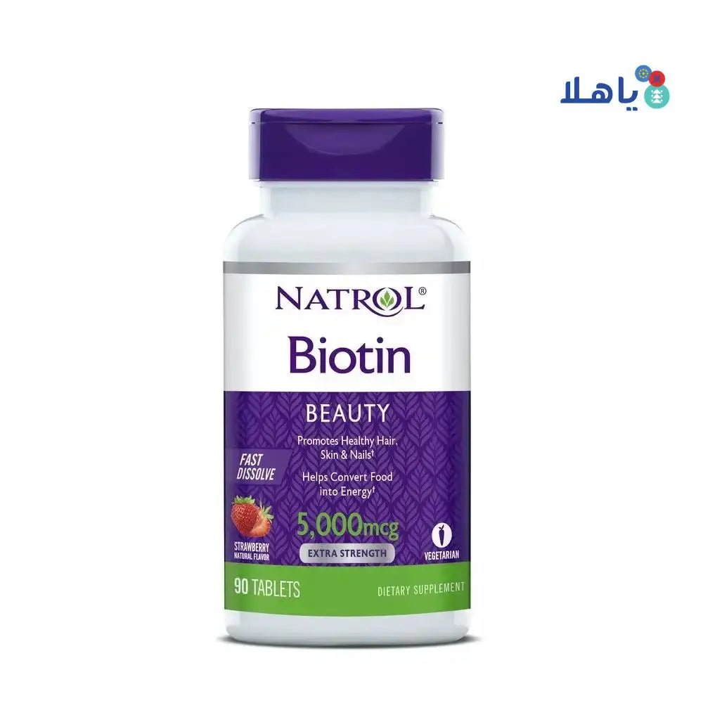 NATROL - Natrol Biotin 5000Mcg 90Tab - Pharmazone - 