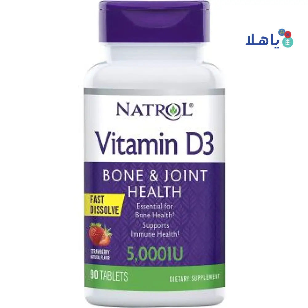 NATROL VITAMIN D3 5000IU 90TAB