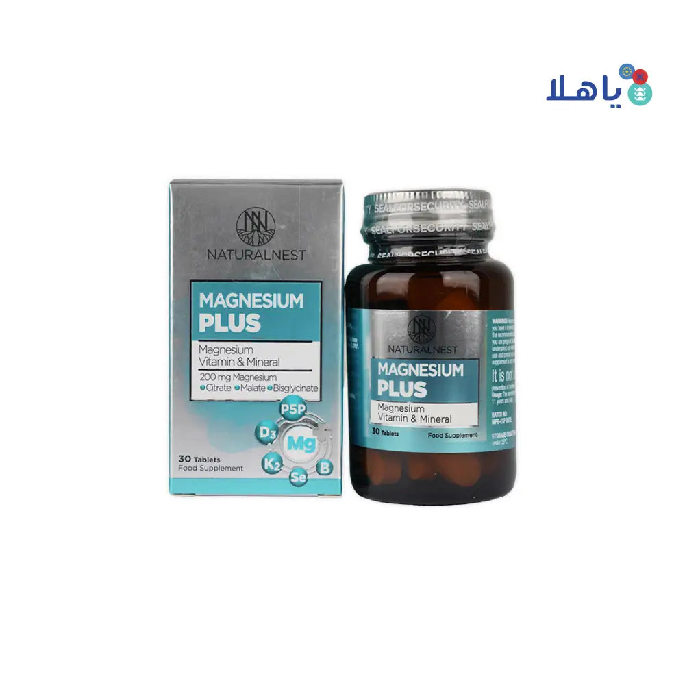 Naturalnest Magnesium Plus 30 Tablets