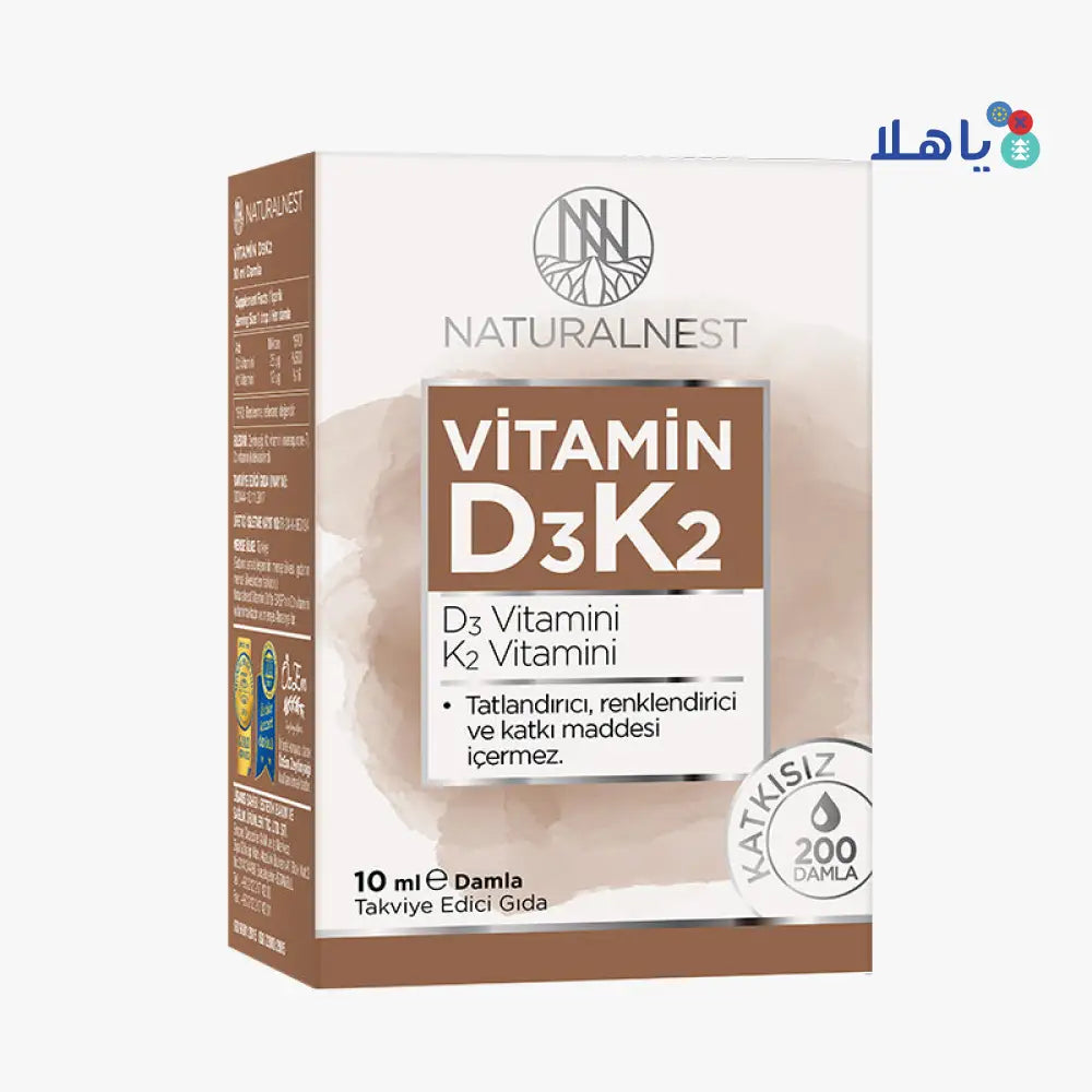 Naturalnest Vitamin D3K2 10ml Drops