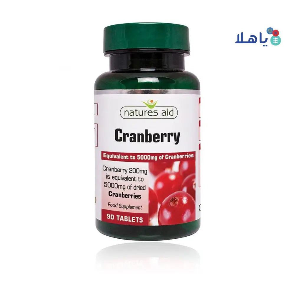 NATURES AID CRANBERRY 90 TABLETS