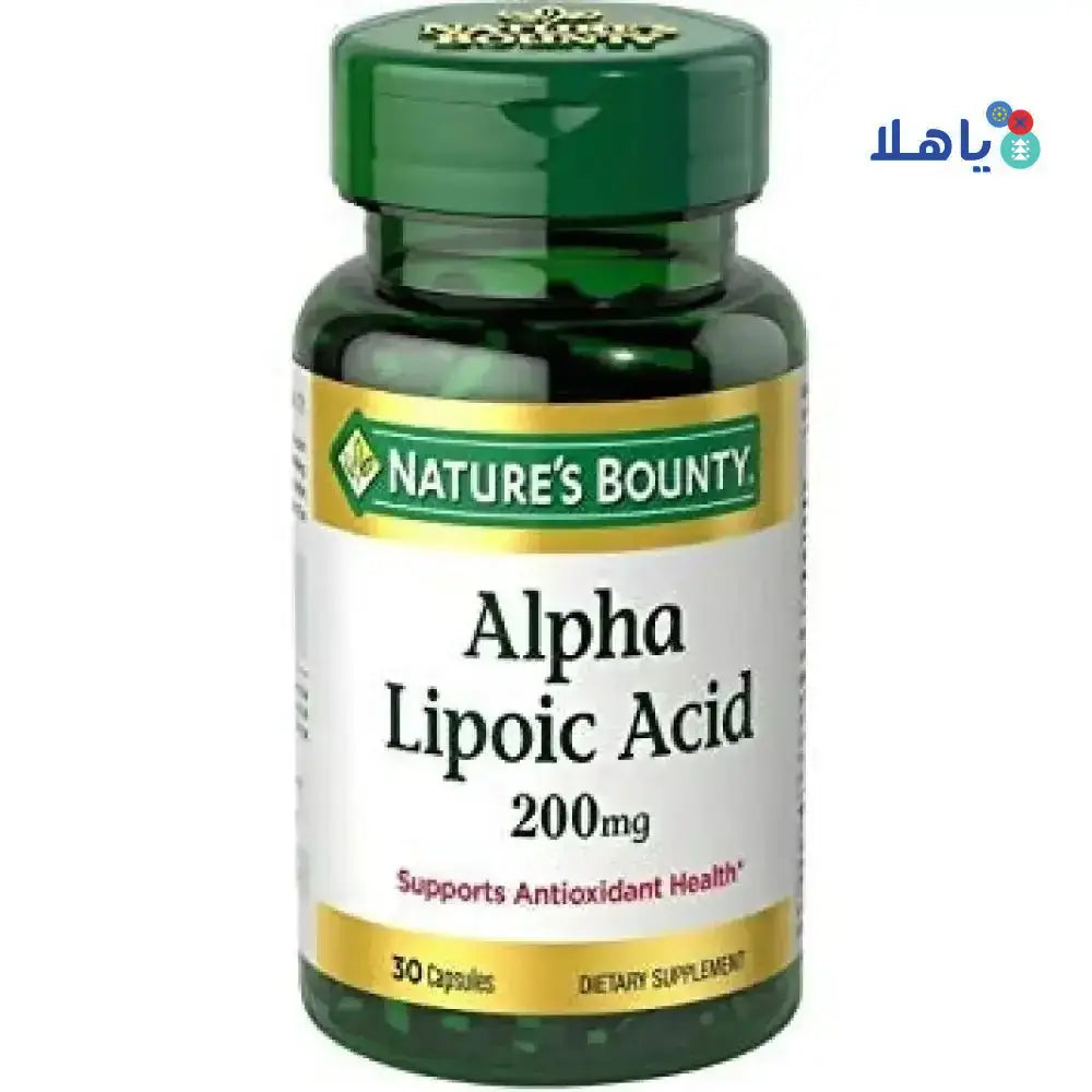 NATURES BOUNTY - NATURES BOUNTY ALPHA LIPOIC ACID 200MG 30CAP* - Pharmazone - 