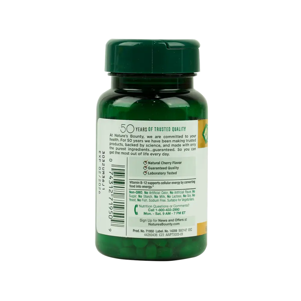 NATURES BOUNTY B-12 1000MCG 60TAB