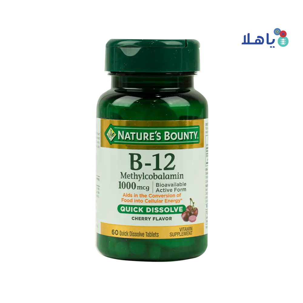 NATURES BOUNTY B-12 1000MCG 60TAB