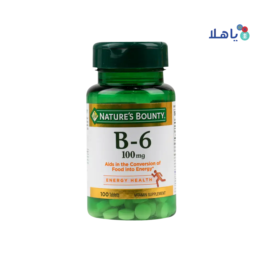 Natures Bounty B-6 100mg 100 Tablets