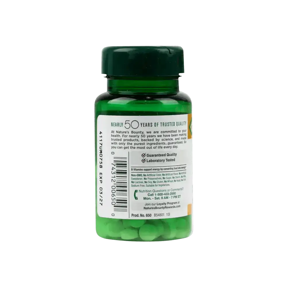 NATURES BOUNTY - Natures Bounty B - 6 100mg 100 Tablets - Pharmazone - 