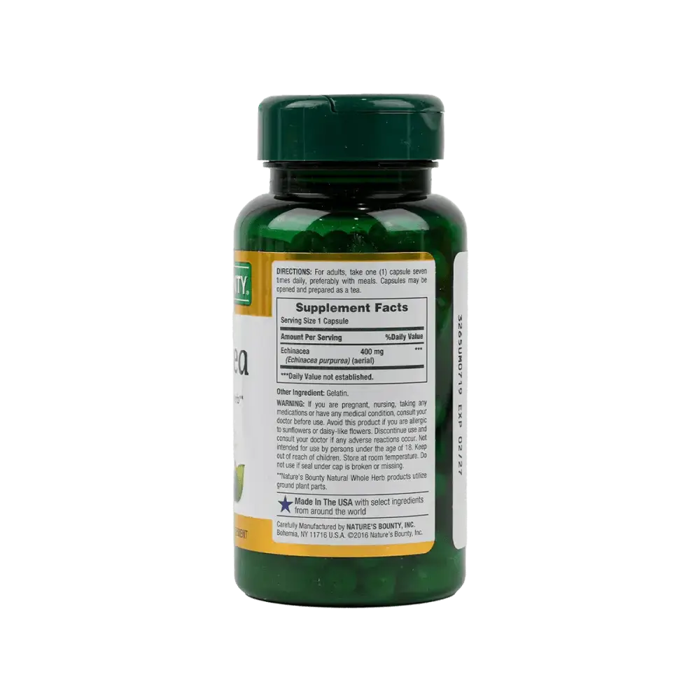 NATURES BOUNTY - Natures Bounty Echinacea 400Mg 100Cap - Pharmazone - 