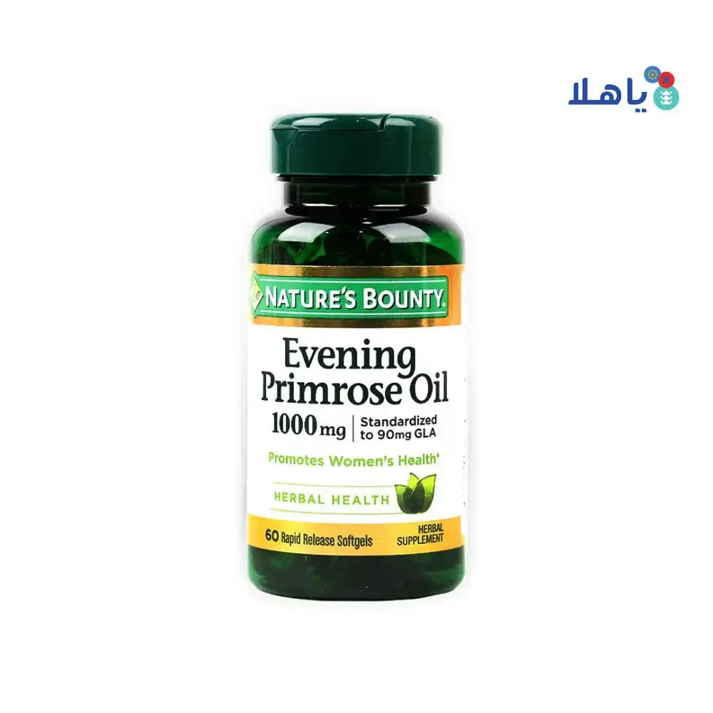 NATURES BOUNTY - Natures Bounty Evening Primrose Oil 1000Mg 60Cap - Pharmazone - 