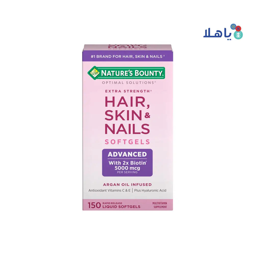 NATURES BOUNTY EXTRA STRENGTH HAIR,SKIN&NAILS 150TAB