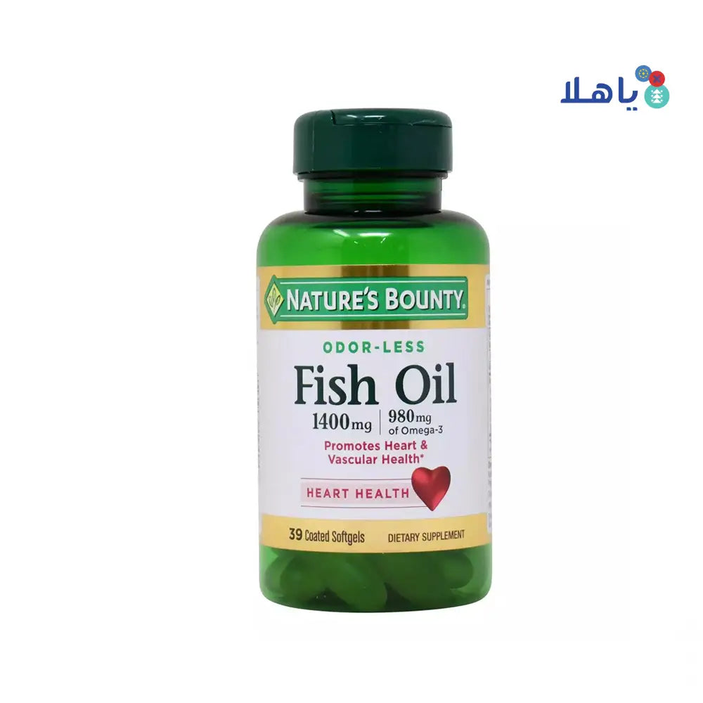 NATURES BOUNTY FISH OIL 1400MG 39 SOFTGELS