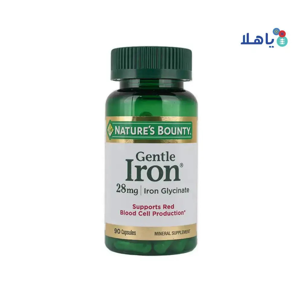 NATURES BOUNTY - Natures Bounty Gentle Iron 28Mg 90Cap - Pharmazone - 