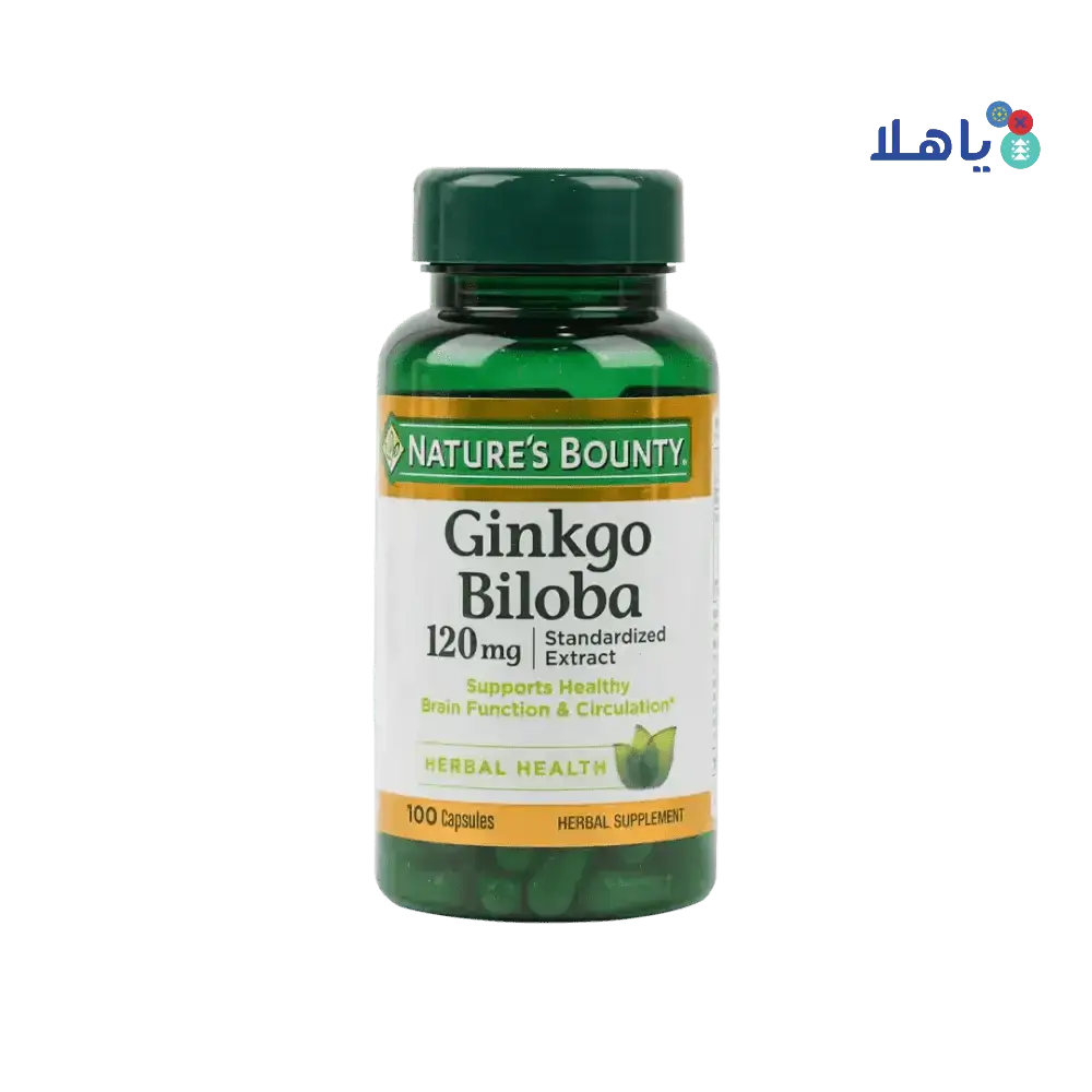 NATURES BOUNTY - NATURES BOUNTY GINKGO BILOBA 120MG 100CAP - Pharmazone - 