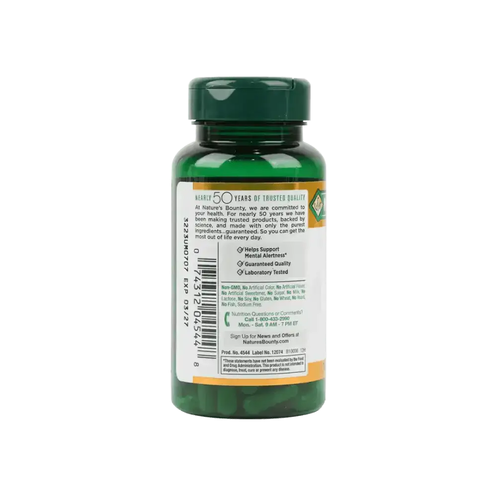 NATURES BOUNTY - NATURES BOUNTY GINKGO BILOBA 120MG 100CAP - Pharmazone - 