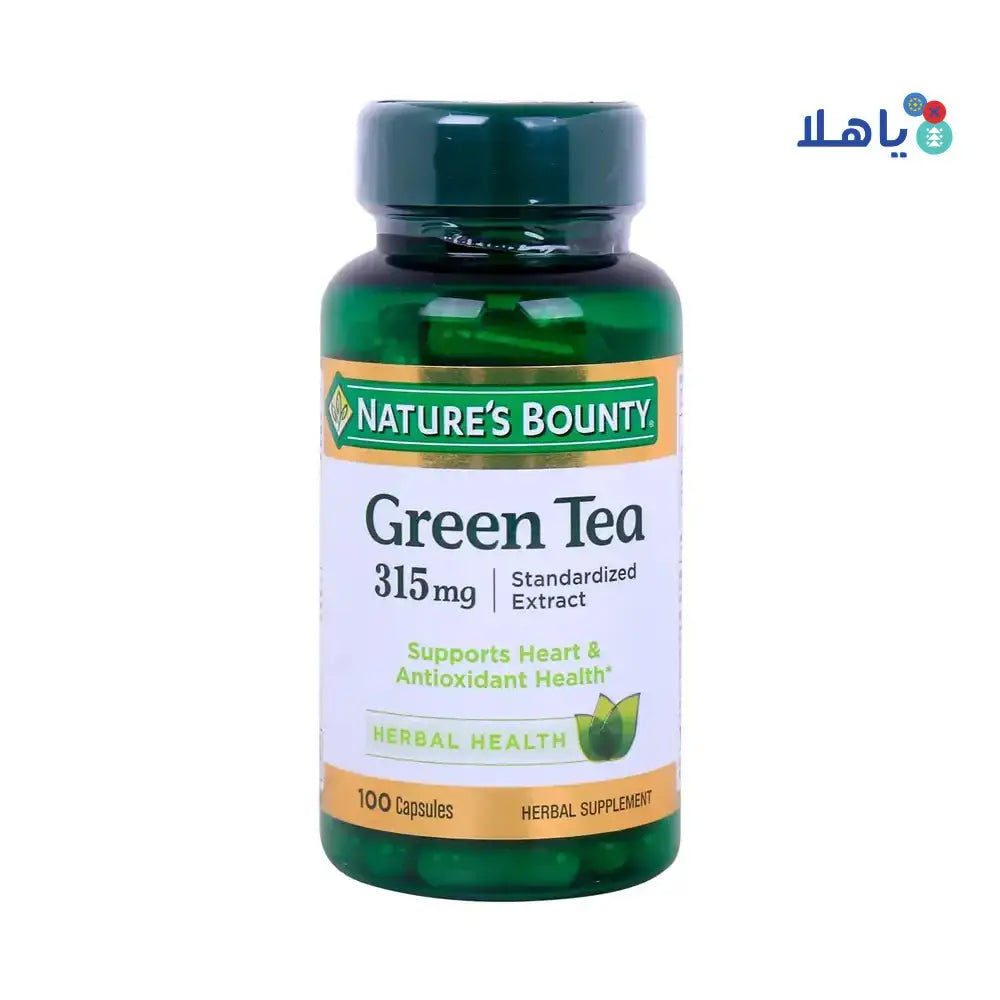 NATURES BOUNTY - Natures Bounty Green Tea 315Mg 100Cap - Pharmazone - 