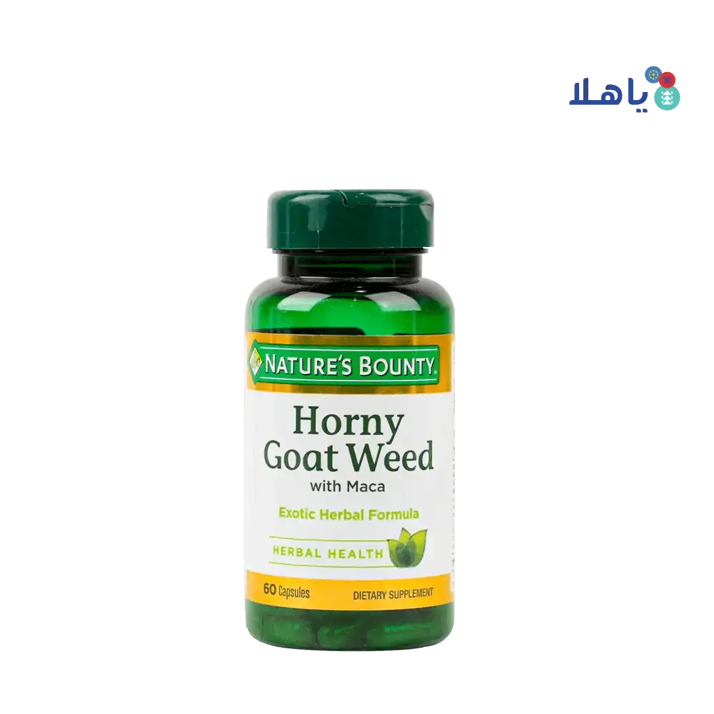 NATURES BOUNTY - Natures Bounty Horny Goat Weed With Maca 60Cap - Pharmazone - 