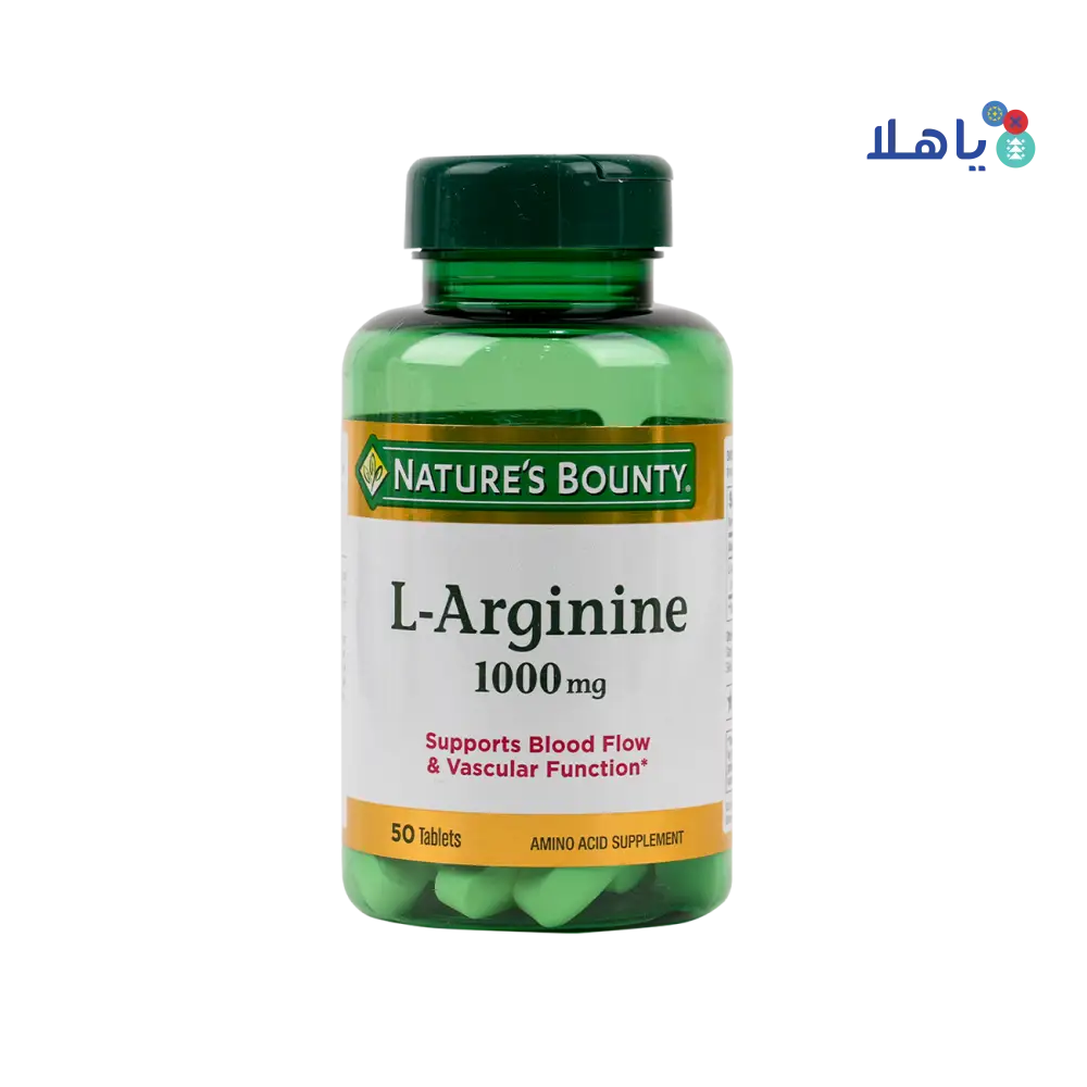 NATURES BOUNTY L-ARGININE 1000MG 50TAB