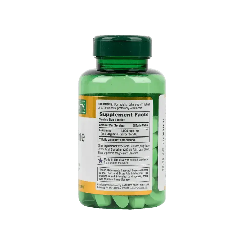 NATURES BOUNTY - NATURES BOUNTY L - ARGININE 1000MG 50TAB - Pharmazone - 