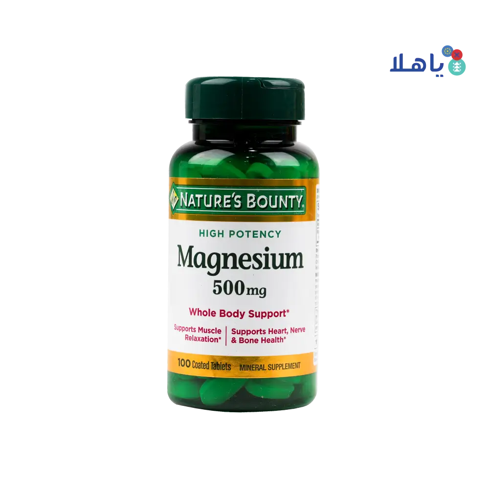 Natures Bounty Magnesium 500mg 100 Tablets