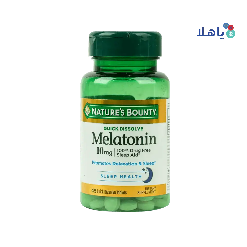 NATURES BOUNTY - Natures Bounty Melatonin 10Mg 45Tab - Pharmazone - 