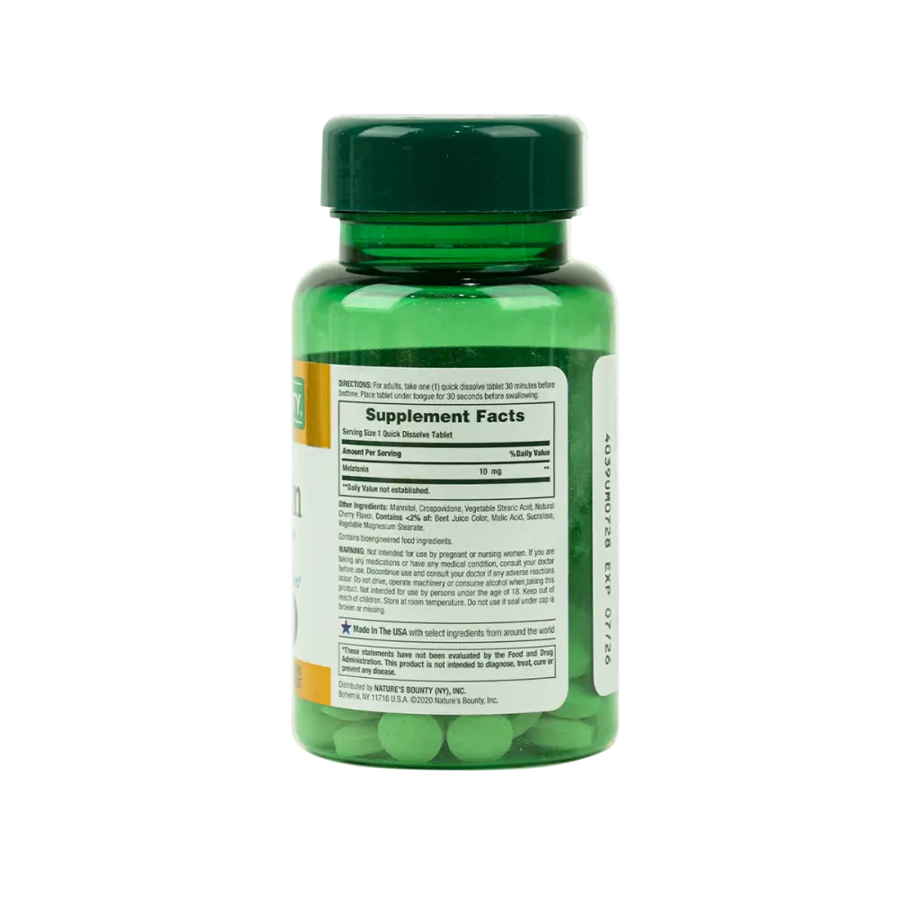 NATURES BOUNTY MELATONIN 10MG 45TAB