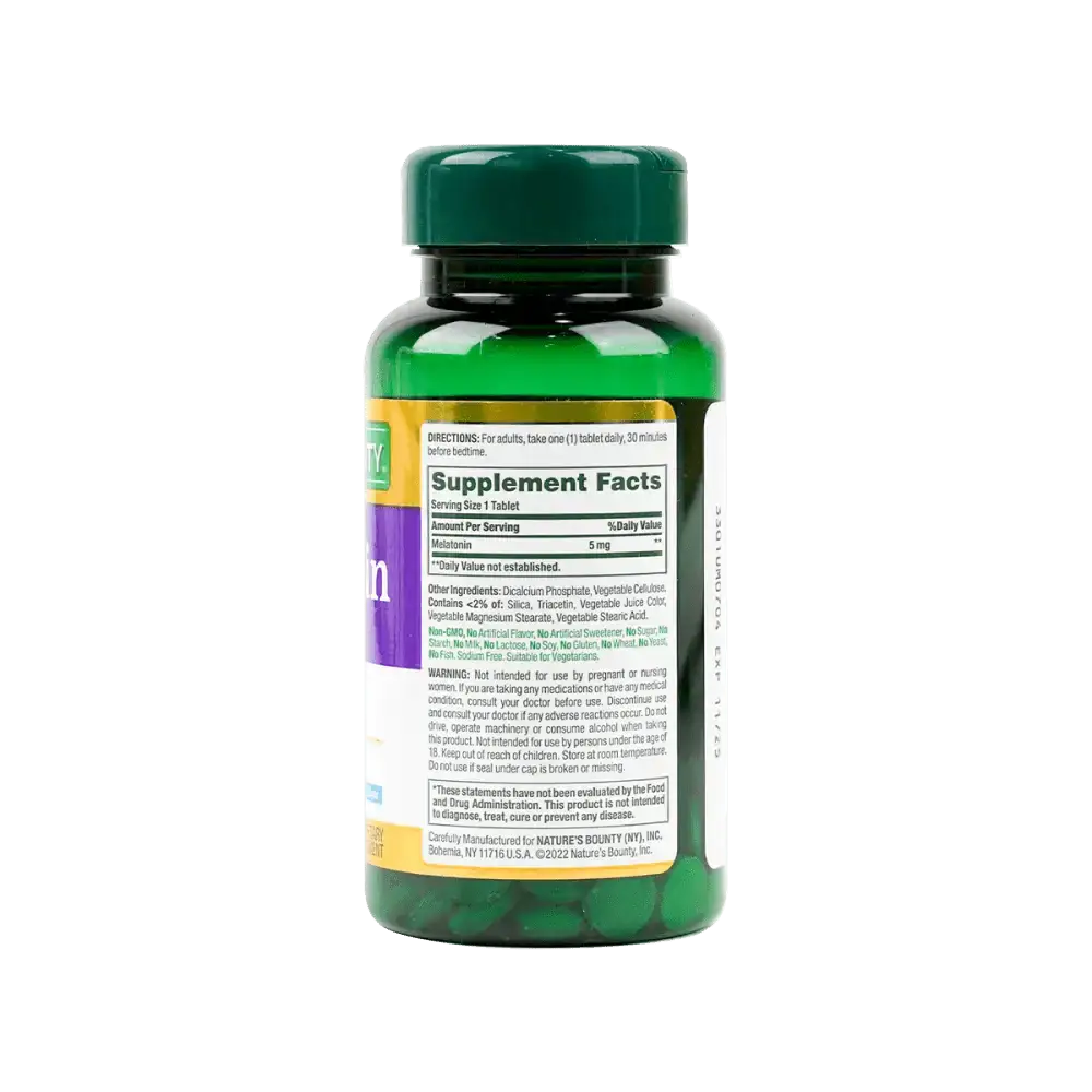 NATURES BOUNTY - Natures Bounty Melatonin 5Mg 60Tab - Pharmazone - 