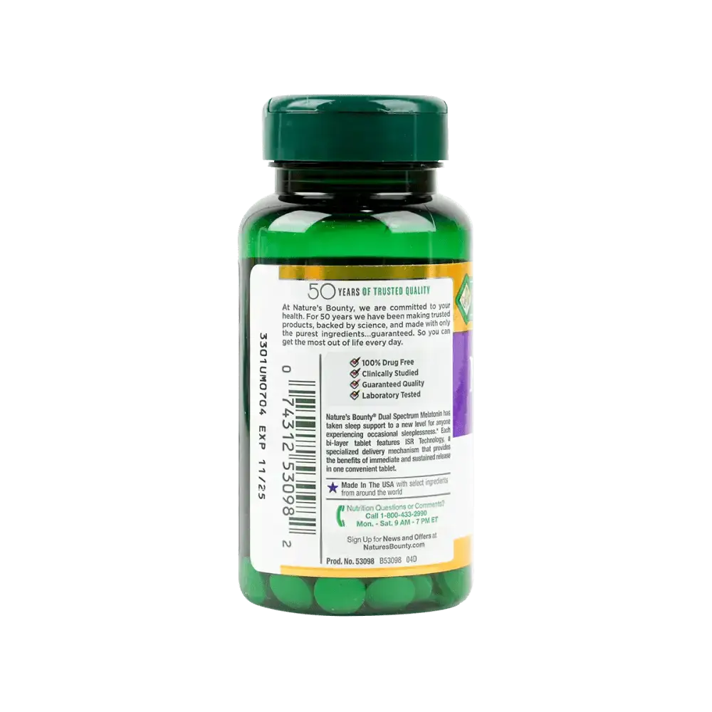 NATURES BOUNTY - Natures Bounty Melatonin 5Mg 60Tab - Pharmazone - 